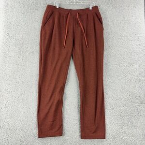 Lululemon City Sweat Joggers Mens XL Rust Orange Heathered Activewear Pants